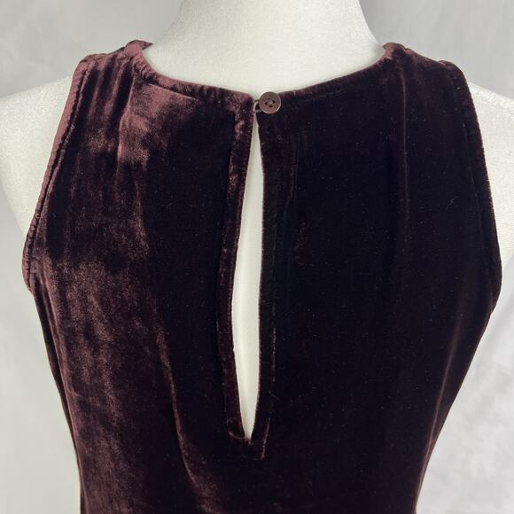 Women’s Eileen Fisher 3 PC Silk Skirt Velvet Top + Jacket Purple M Event Wedding - Picture 12 of 16